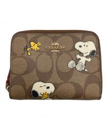 COACH×PEANUTS（コーチ×ピーナッツ）の古着「2つ折り財布」｜ブラウン