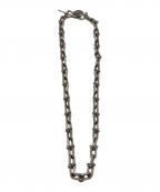 DISCOVEREDディスカバード）の古着「TIFFABONE NECKLESS」｜シルバー