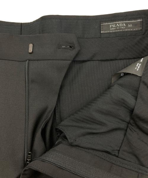 PRADA（プラダ）PRADA (プラダ) スラックス ブラック サイズ:50の古着・服飾アイテム