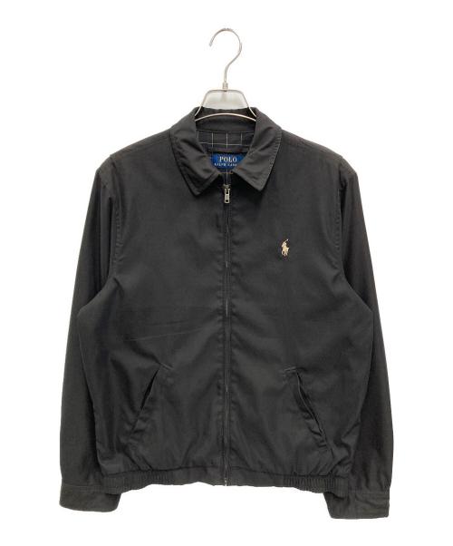 POLO RALPH LAUREN（ポロ・ラルフローレン）POLO RALPH LAUREN (ポロ・ラルフローレン) ポニー刺繍スイングトップ ブラック サイズ:Sの古着・服飾アイテム