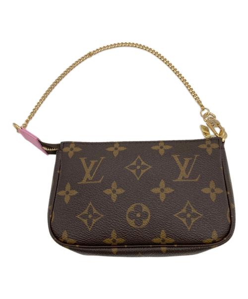 LOUIS VUITTON（ルイ ヴィトン）LOUIS VUITTON (ルイ ヴィトン) ハンドポーチ ブラウンの古着・服飾アイテム