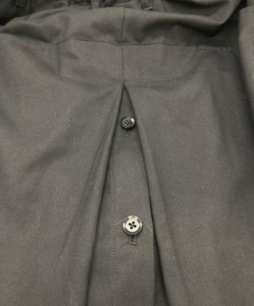 GROUND Y（グラウンドワイ）GROUND Y (グラウンドワイ) T-W Gabardine Wrap Pants type1 ブラック サイズ:SIZE 3の古着・服飾アイテム