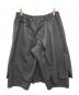 GROUND Y（グラウンドワイ）の古着「T-W Gabardine Wrap Pants type1」｜ブラック
