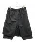 GROUND Y (グラウンドワイ) T-W Gabardine Wrap Pants type1 ブラック サイズ:SIZE 3：30000円