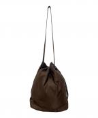 BRIEFINGブリーフィング）の古着「FIME DRAWSTRING SHOULDER S」｜ブラウン
