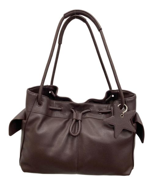 ECoDAY（エコデイ）ECoDAY (エコデイ) Cozy Drawstring Bag ブラウンの古着・服飾アイテム
