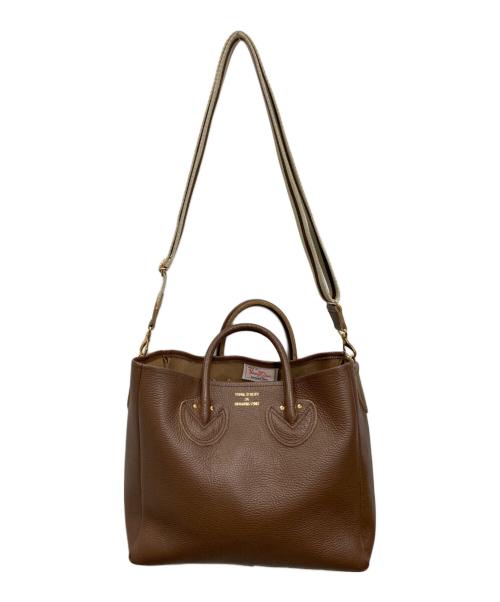 YOUNG & OLSEN The DRYGOODS STORE（ヤングアンドオルセン ザ ドライグッズストア）YOUNG & OLSEN The DRYGOODS STORE (ヤングアンドオルセン ザ ドライグッズストア) 2WAYショルダーバッグ ブラウンの古着・服飾アイテム