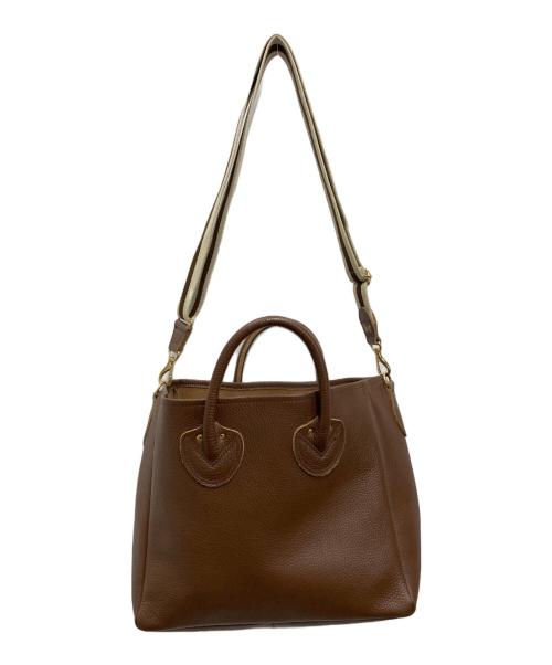 YOUNG & OLSEN The DRYGOODS STORE（ヤングアンドオルセン ザ ドライグッズストア）YOUNG & OLSEN The DRYGOODS STORE (ヤングアンドオルセン ザ ドライグッズストア) 2WAYショルダーバッグ ブラウンの古着・服飾アイテム