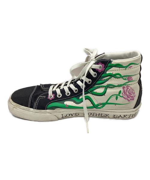 VANS（ヴァンズ）VANS (ヴァンズ) SK-8 HI MOTHER EARTH ブラック×ホワイト サイズ:26.5cmの古着・服飾アイテム