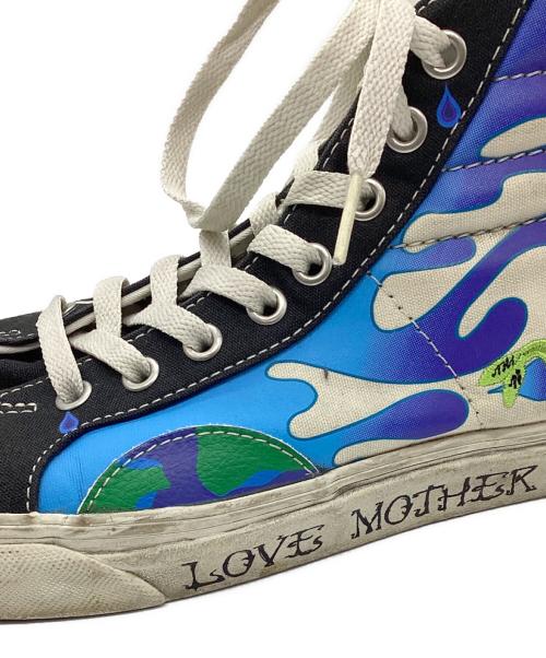 VANS（ヴァンズ）VANS (ヴァンズ) SK-8 HI MOTHER EARTH ブラック×ホワイト サイズ:26.5cmの古着・服飾アイテム