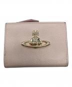 Vivienne Westwoodヴィヴィアンウエストウッド）の古着「EXECUTIVE LEATHER ZIP COIN CASE」｜ピンク