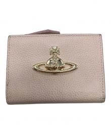 Vivienne Westwood（ヴィヴィアンウエストウッド）の古着「EXECUTIVE LEATHER ZIP COIN CASE」｜ピンク