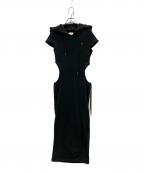 ANDMARYアンドマリー）の古着「Emily slit dress」｜ブラック