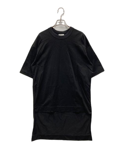 CINOH（チノ）CINOH (チノ) 別注アシンメトリーテイルTシャツ ブラック サイズ:FREEの古着・服飾アイテム