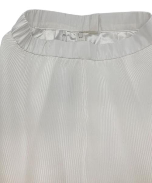 CELFORD（セルフォード）CELFORD (セルフォード) 洗えるクリスタルティアードスカート ホワイト サイズ:SIZE 36 未使用品の古着・服飾アイテム
