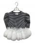 Bibiy.（ビビィ）の古着「FRANCINE TULLE TEE」｜グレー×ネイビー