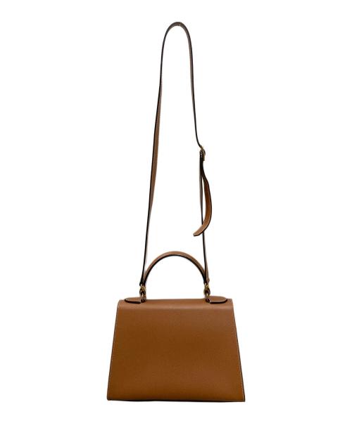 CARBOTTI（カルボッティ）CARBOTTI (カルボッティ) 2WAYレザーショルダーバッグ ブラウンの古着・服飾アイテム