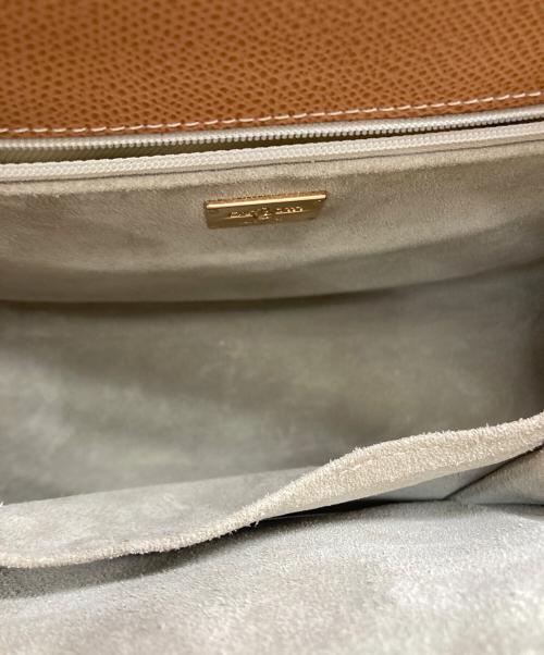 CARBOTTI（カルボッティ）CARBOTTI (カルボッティ) 2WAYレザーショルダーバッグ ブラウンの古着・服飾アイテム