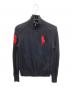 POLO RALPH LAUREN（ポロ・ラルフローレン）の古着「ビッグポニー ドライバーズニット」｜ネイビー