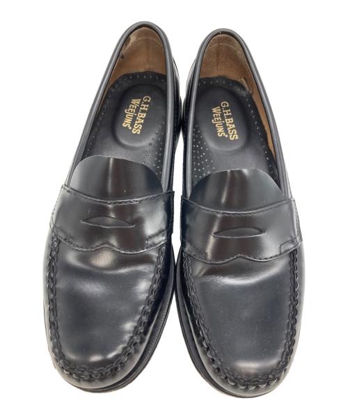 G.H.BASS（ジーエイチバス）G.H.BASS (ジーエイチバス) ローガン ローファー ブラック サイズ:SIZE 6.5の古着・服飾アイテム