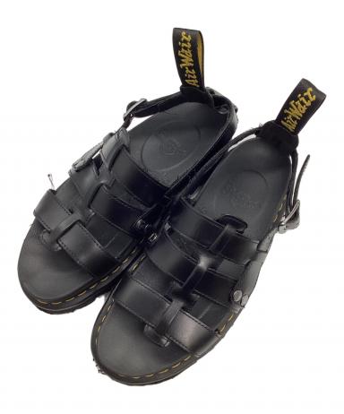美品 ドクターマーチン TERRY フィッシャーマン サンダル UK6 黒 箱付 中古・古着通販】Dr.Martens (ドクターマーチン) TERRY サンダル
