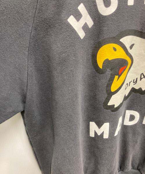 HUMAN MADE（ヒューマンメイド）HUMAN MADE (ヒューマンメイド) S/S SWEATSHIRT グレー サイズ:Lの古着・服飾アイテム