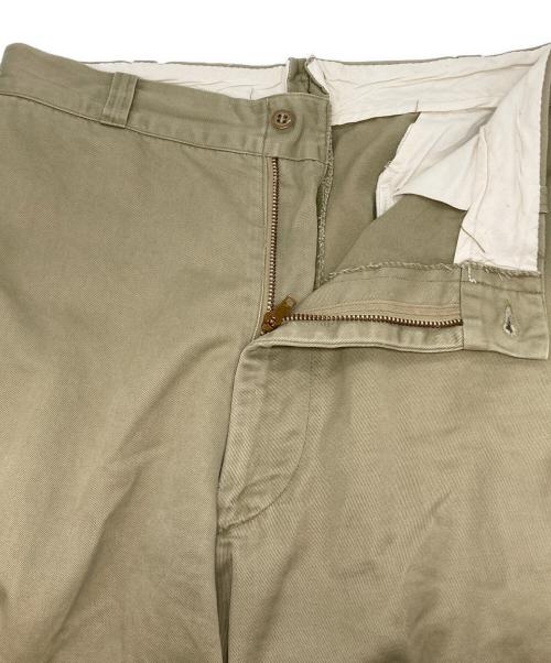 US ARMY（ユーエスアーミー）US ARMY (ユーエスアーミー) CHINO TROUSERS PRENTICE ベージュ サイズ:SIZE W32の古着・服飾アイテム