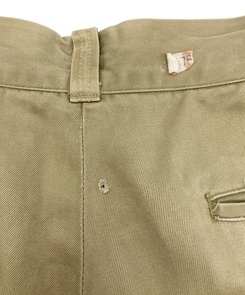 US ARMY（ユーエスアーミー）US ARMY (ユーエスアーミー) CHINO TROUSERS PRENTICE ベージュ サイズ:SIZE W32の古着・服飾アイテム