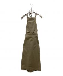 MaxMara（マックスマーラ）の古着「OLIVI コットンストレッチワークウェアドレス」｜オリーブ