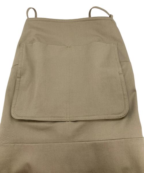 MaxMara（マックスマーラ）MaxMara (マックスマーラ) OLIVI コットンストレッチワークウェアドレス オリーブ サイズ:4 未使用品の古着・服飾アイテム