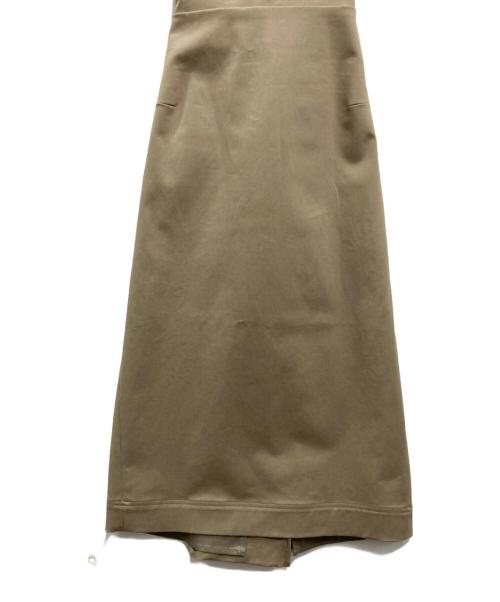MaxMara（マックスマーラ）MaxMara (マックスマーラ) OLIVI コットンストレッチワークウェアドレス オリーブ サイズ:4 未使用品の古着・服飾アイテム