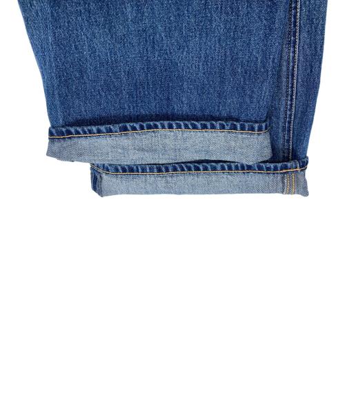 moussy（マウジー）moussy (マウジー) CROSS WAIST WIDE ストレート インディゴの古着・服飾アイテム