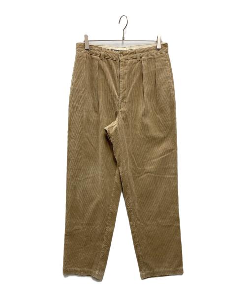 POLO RALPH LAUREN（ポロ・ラルフローレン）POLO RALPH LAUREN (ポロ・ラルフローレン) 2タックコーデュロイパンツ ベージュ サイズ:SIZE 33の古着・服飾アイテム