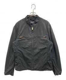 POLO JEANS（ポロジーンズ）の古着「モーターサイクルジャケット」｜グレー
