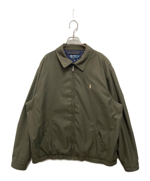 POLO RALPH LAUREN（ポロ・ラルフローレン）POLO RALPH LAUREN (ポロ・ラルフローレン) スイングトップ オリーブ サイズ:XLの古着・服飾アイテム