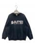 A BATHING APE（アベイシングエイプ）の古着「ロゴプリントスウェット」｜ブラック