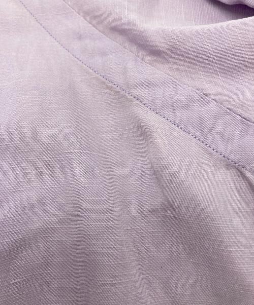 POLO RALPH LAUREN（ポロ・ラルフローレン）POLO RALPH LAUREN (ポロ・ラルフローレン) CALDWELL シルクリネン オープンカラーシャツ ラベンダー サイズ:Lの古着・服飾アイテム