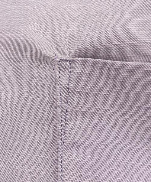 POLO RALPH LAUREN（ポロ・ラルフローレン）POLO RALPH LAUREN (ポロ・ラルフローレン) CALDWELL シルクリネン オープンカラーシャツ ラベンダー サイズ:Lの古着・服飾アイテム