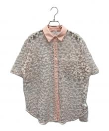 bow.a（ボウ・エー）の古着「FLORET BLOUSE」｜ピンク