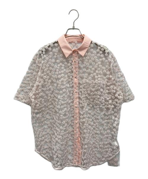 bow.a（ボウ・エー）bow.a (ボウ・エー) FLORET BLOUSE ピンク サイズ:FREE 未使用品の古着・服飾アイテム