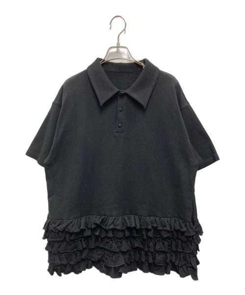 rosy monster（ロージーモンスター）rosy monster (ロージーモンスター) relax frill polo setup ブラック サイズ:FREE 未使用品の古着・服飾アイテム