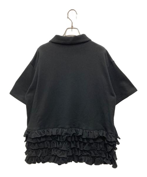rosy monster（ロージーモンスター）rosy monster (ロージーモンスター) relax frill polo setup ブラック サイズ:FREE 未使用品の古着・服飾アイテム