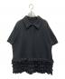rosy monster (ロージーモンスター) relax frill polo setup ブラック サイズ:FREE 未使用品：12000円