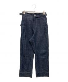 UNDECORATED（アンデコレイテッド）の古着「ORGANIC CO TWILL PT」｜インディゴ