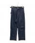 UNDECORATED（アンデコレイテッド）の古着「ORGANIC CO TWILL PT」｜インディゴ