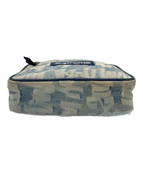 SUPREME（シュプリーム）SUPREME (シュプリーム) Fat Tip Jacquard Denim Waist Bag インディゴの古着・服飾アイテム