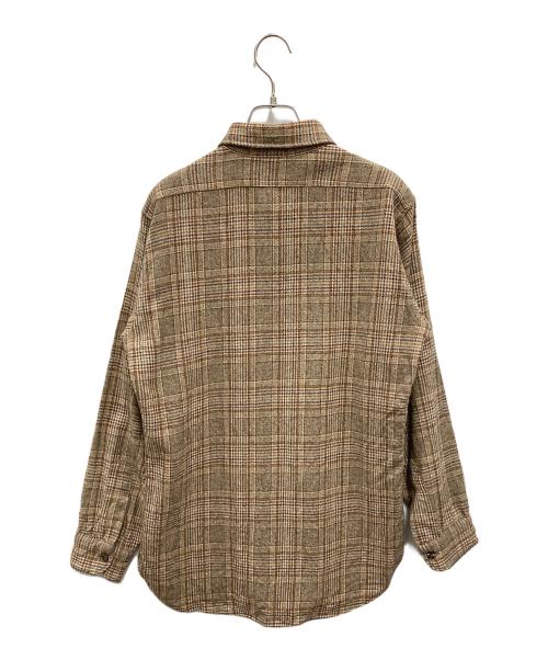 PENDLETON（ペンドルトン）PENDLETON (ペンドルトン) 70'sウールチェックシャツ ベージュ サイズ:Mの古着・服飾アイテム
