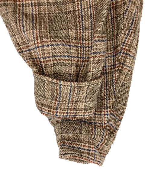 PENDLETON（ペンドルトン）PENDLETON (ペンドルトン) 70'sウールチェックシャツ ベージュ サイズ:Mの古着・服飾アイテム