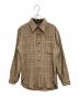 PENDLETON（ペンドルトン）の古着「70'sウールチェックシャツ」｜ベージュ