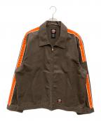 Dickies×SUPREMEディッキーズ×シュプリーム）の古着「Stripe Eisenhower Jacket」｜ブラウン